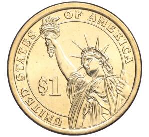 1 доллар 2015 года США (D) «36-й президент США Линдон Джонсон»