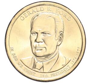 1 доллар 2016 года США (D) «38-й президент США Джеральд Форд»