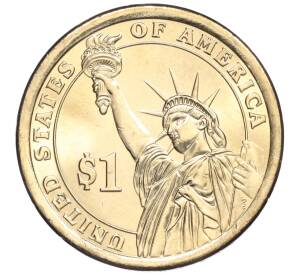 1 доллар 2016 года США (D) «38-й президент США Джеральд Форд»