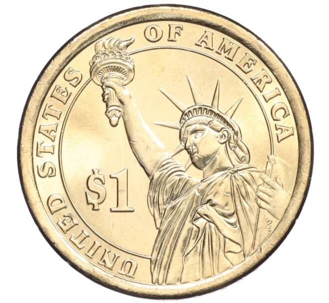 Монета 1 доллар 2016 года США (D) «38-й президент США Джеральд Форд» (Артикул K12-04934)