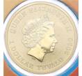 Монета 1 доллар 2020 года Тувалу «Китайский гороскоп — Год дракона» (в конверте с почтовыми марками) (Артикул M2-73647)