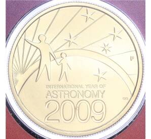1 доллар 2009 года Австралия «Международный год астрономииc — два человека наблюдают за звездами» (в конверте с почтовыми марками)