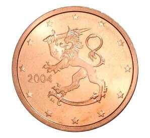 2 евроцента 2004 года Финляндия — Фото №1