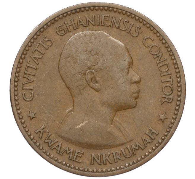 Монета 1 пенни 1958 года Гана (Артикул T11-06509)
