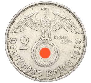 2 рейхсмарки 1939 года В Германия — Фото №1