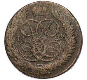 5 копеек 1759 года ММ — Фото №1