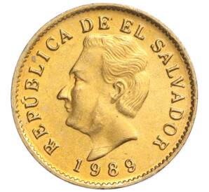 1 сентаво 1989 года Сальвадор