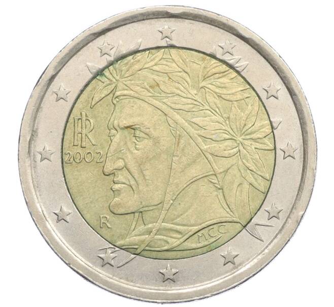Монета 2 евро 2002 года Италия (Артикул K12-05128)