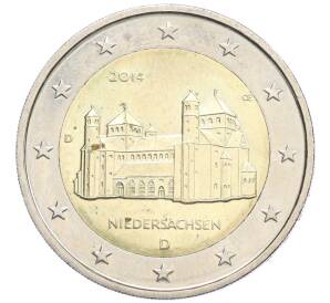 2 евро 2014 года D Германия «Федеральные земли Германии — Нижняя Саксония (Церковь Святого Михаэля)»