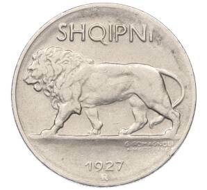 1/4 лека 1927 года Албания — Фото №1