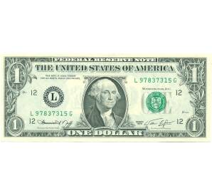 1 доллар 1974 года США