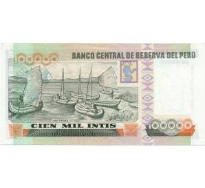 100000 инти 1989 года Перу