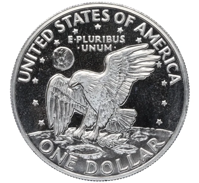 Монета 1 доллар 1972 года S США «Эйзенхауэр» (Артикул M2-73666)