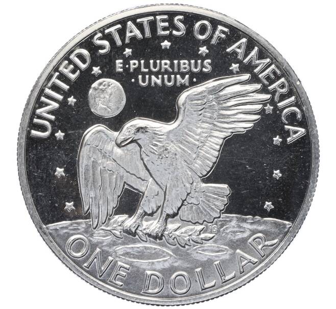 Монета 1 доллар 1972 года S США «Эйзенхауэр» (Артикул M2-73668)