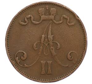 5 пенни 1873 года Русская Финляндия