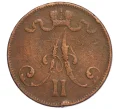 Монета 5 пенни 1873 года Русская Финляндия (Артикул M1-58944)