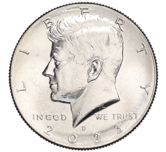 Монета 1/2 доллара (50 центов) 2023 года D США (Артикул: M2-73757) — Фото №1