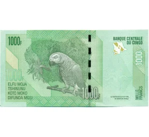 1000 франков 2005 года Конго (ДРК)