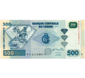 500 франков 2002 года Конго (ДРК)