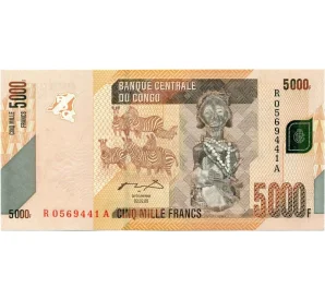 5000 франков 2005 года Конго (ДРК)