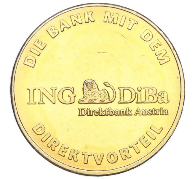 Рекламный новогодний жетон «ING-DiBa Austria» 2005 года Австрия (Артикул K12-05777)