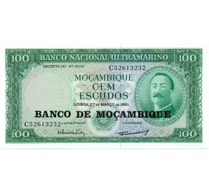 100 эскудо 1976 года Мозамбик
