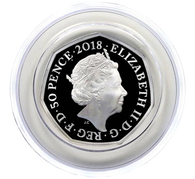 Монета 50 пенсов 2018 года Великобритания «150 лет со дня рождения Беатрис Поттер — Глостерский портной» (Артикул: M2-73791) — Фото №2