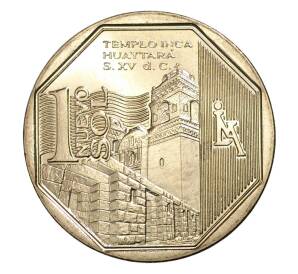 1 новый соль 2013 года Перу «Богатство и гордость Перу — Храм инков Уятара» — Фото №1