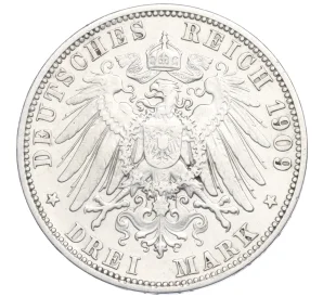3 марки 1909 года А Германия (Пруссия)