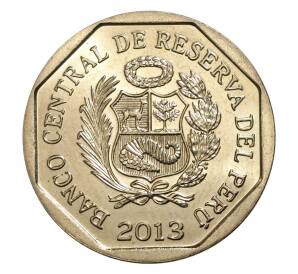 1 новый соль 2013 года Перу «Богатство и гордость Перу — Тунанмарка» — Фото №2