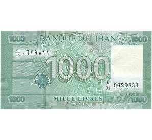 1000 ливров 2011 года Ливан