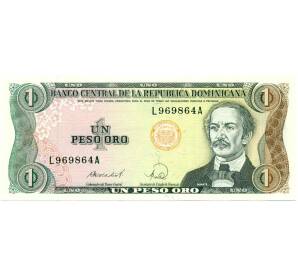 1 песо 1986 года Доминиканская республика