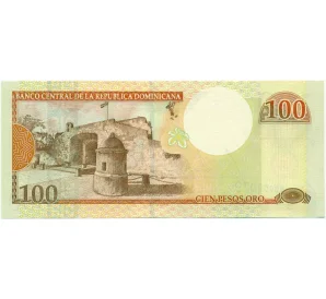 100 песо 2001 года Доминиканская республика