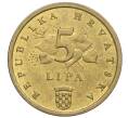 Монета 5 лип 2007 года Хорватия (Артикул K12-06716)