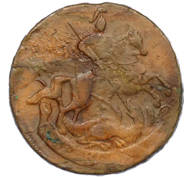 Монета 2 копейки 1758 года (Артикул K12-06736)