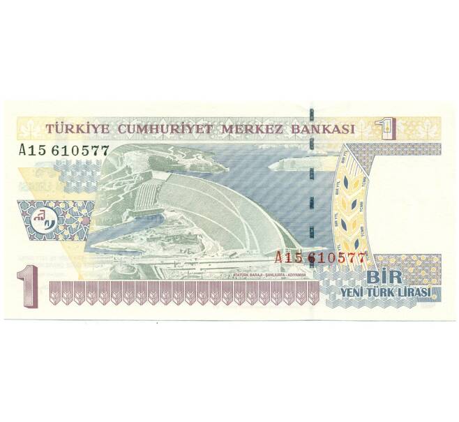 Банкнота 1 новая лира 1996 года Турция (Артикул K12-07020)