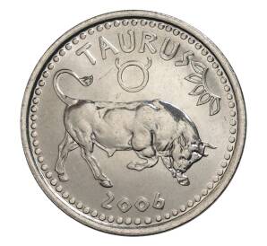 10 шиллингов 2006 года Сомалиленд «Знак зодиака Телец» — Фото №1