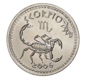 10 шиллингов 2006 года Сомалиленд «Знак зодиака Скорпион» — Фото №1