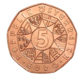 5 евро 2012 года Австрия «Чемпионат мира по горнолыжному спорту 2в Шладминге» — Фото №2