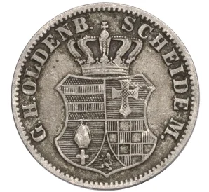 1 грош 1858 года Ольденбург