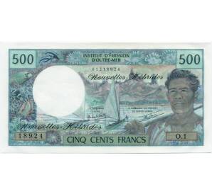 500 франков 1981 года Новые Гебриды