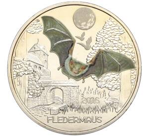 3 евро 2016 года Австрия «Животные со всего мира — Летучая мышь» — Фото №1
