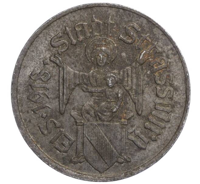 Монета 10 пфеннигов 1918 года Германия — город Страсбург (Нотгельд) (Артикул M2-73824)