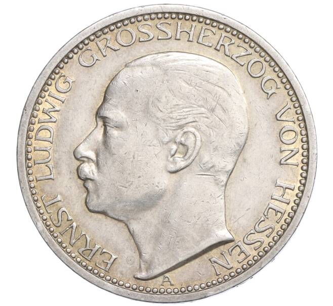 Монета 3 марки 1910 года Германия (Гессен) (Артикул: M2-73834) — Фото №1