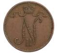 Монета 1 пенни 1905 года Русская Финляндия (Артикул: M1-58992) — Фото №2