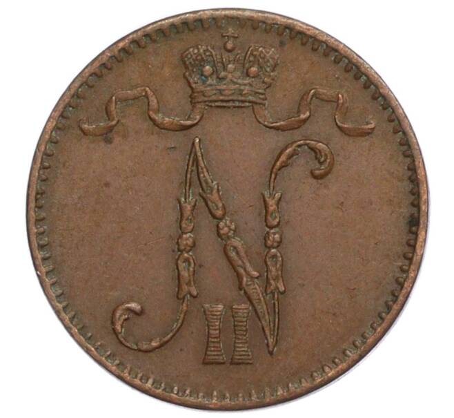 Монета 1 пенни 1905 года Русская Финляндия (Артикул: M1-58992) — Фото №2