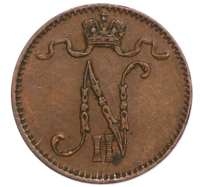 Монета 1 пенни 1898 года Русская Финляндия (Артикул M1-59014)