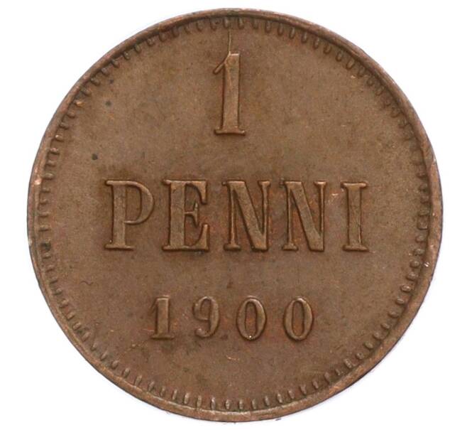 Монета 1 пенни 1900 года Русская Финляндия (Артикул: M1-59021) — Фото №1