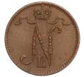 Монета 1 пенни 1900 года Русская Финляндия (Артикул: M1-59021) — Фото №2