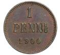Монета 1 пенни 1900 года Русская Финляндия (Артикул M1-59030)